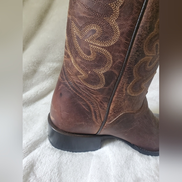 J.B. Dillon Western Cowgiel Boots Sz 9 B Brown - Picture 4 of 8